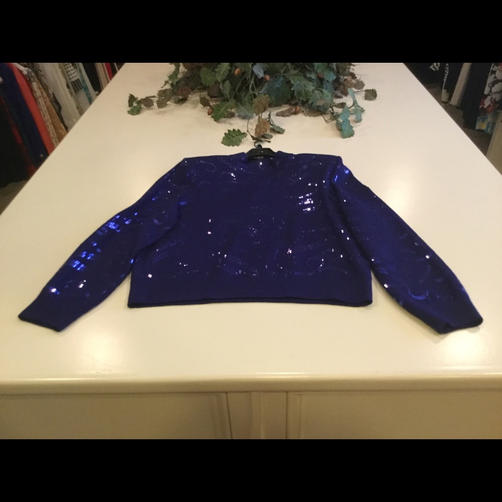 St John Evening Top - Purple, Pyettes, Turtleneck